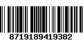 Código de Barras 8719189419382