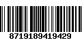 Código de Barras 8719189419429