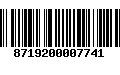 Código de Barras 8719200007741