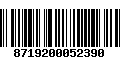 Código de Barras 8719200052390