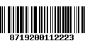 Código de Barras 8719200112223