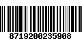 Código de Barras 8719200235908