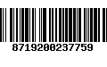 Código de Barras 8719200237759