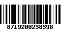 Código de Barras 8719200238398