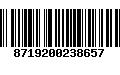 Código de Barras 8719200238657