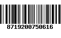 Código de Barras 8719200750616