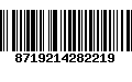 Código de Barras 8719214282219