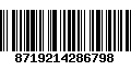 Código de Barras 8719214286798