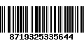 Código de Barras 8719325335644