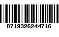 Código de Barras 8719326244716