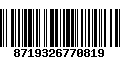 Código de Barras 8719326770819