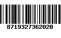 Código de Barras 8719327362020