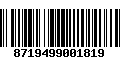 Código de Barras 8719499001819