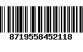 Código de Barras 8719558452118