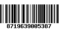 Código de Barras 8719639005387