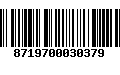 Código de Barras 8719700030379