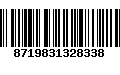 Código de Barras 8719831328338