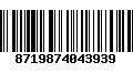 Código de Barras 8719874043939