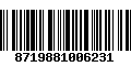 Código de Barras 8719881006231