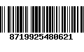 Código de Barras 8719925480621