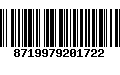 Código de Barras 8719979201722