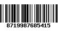 Código de Barras 8719987685415