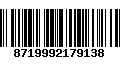 Código de Barras 8719992179138