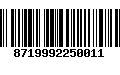 Código de Barras 8719992250011