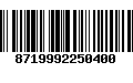 Código de Barras 8719992250400