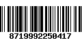 Código de Barras 8719992250417