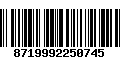 Código de Barras 8719992250745