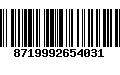 Código de Barras 8719992654031