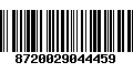 Código de Barras 8720029044459