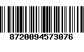 Código de Barras 8720094573076