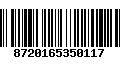 Código de Barras 8720165350117