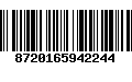 Código de Barras 8720165942244