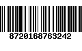 Código de Barras 8720168763242