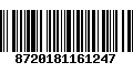 Código de Barras 8720181161247