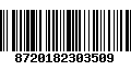 Código de Barras 8720182303509