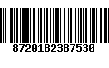 Código de Barras 8720182387530