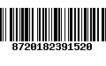 Código de Barras 8720182391520