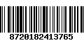 Código de Barras 8720182413765