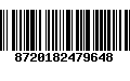 Código de Barras 8720182479648