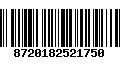 Código de Barras 8720182521750