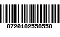 Código de Barras 8720182558558