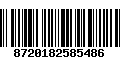 Código de Barras 8720182585486