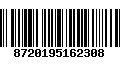 Código de Barras 8720195162308