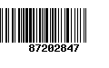 Código de Barras 87202847