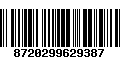 Código de Barras 8720299629387