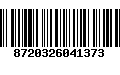 Código de Barras 8720326041373